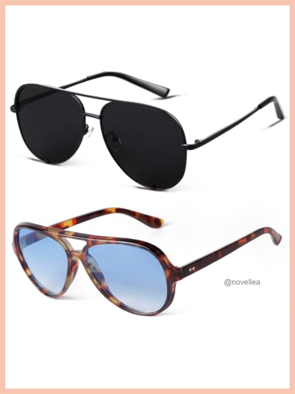 Classic Aviator Sunglasses UV Protection Unisex Stylish Shades